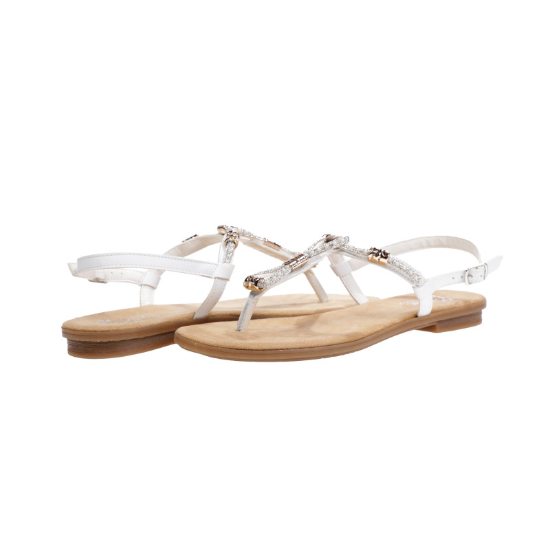 Sandales Sievietēm Rieker 84426, balts
