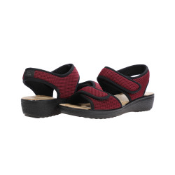 Fly Flot Sandales Sieviešu bordo