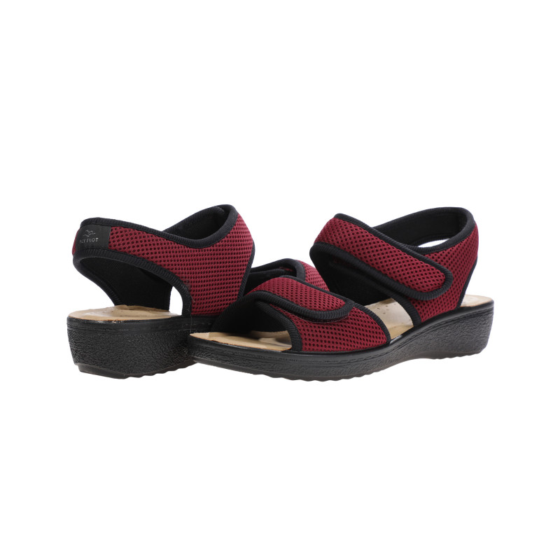 Fly Flot Sandales Sieviešu bordo