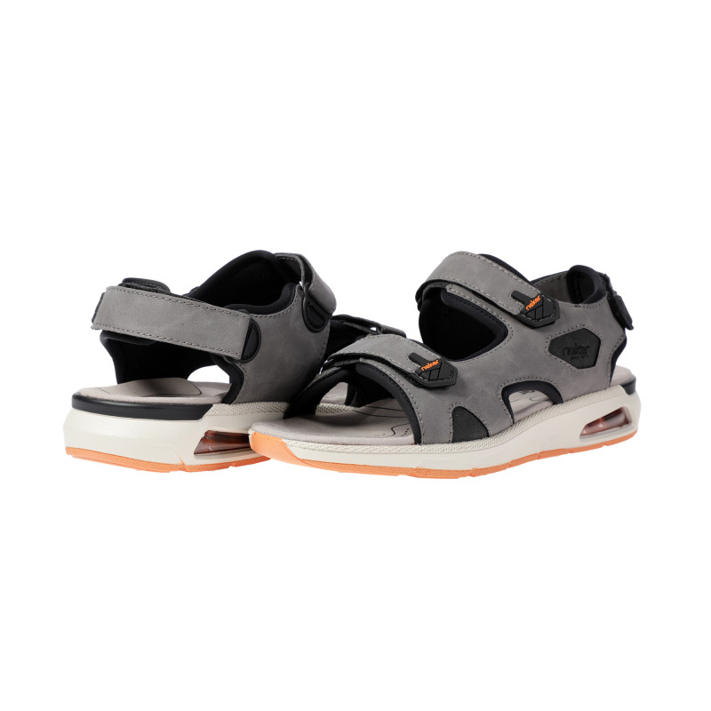 Sandales Vīriešiem Rieker 25559, pelēks
