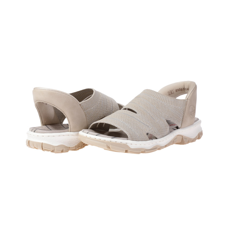 Sandales Sievietēm Rieker 24799, bēšs